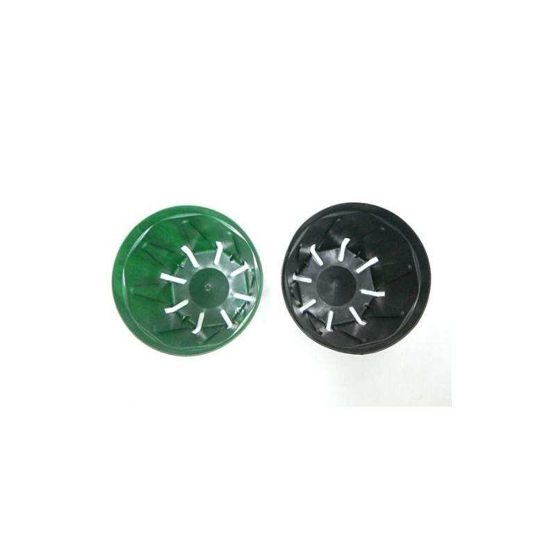 Slit Pot, Plastic Bowl, 2.4 inches (6 cm), Moss Green,