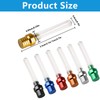 MUZHUPGUZ 7 pcs Motorcycle Breather Hose Gas Fuel Tank Cap