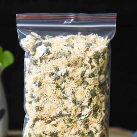 Chinese Herbal Tea White Chrysanthemum Tea New Scented Tea Health Care Flowers Tea Top-Grade Healthy Green Food (100g)