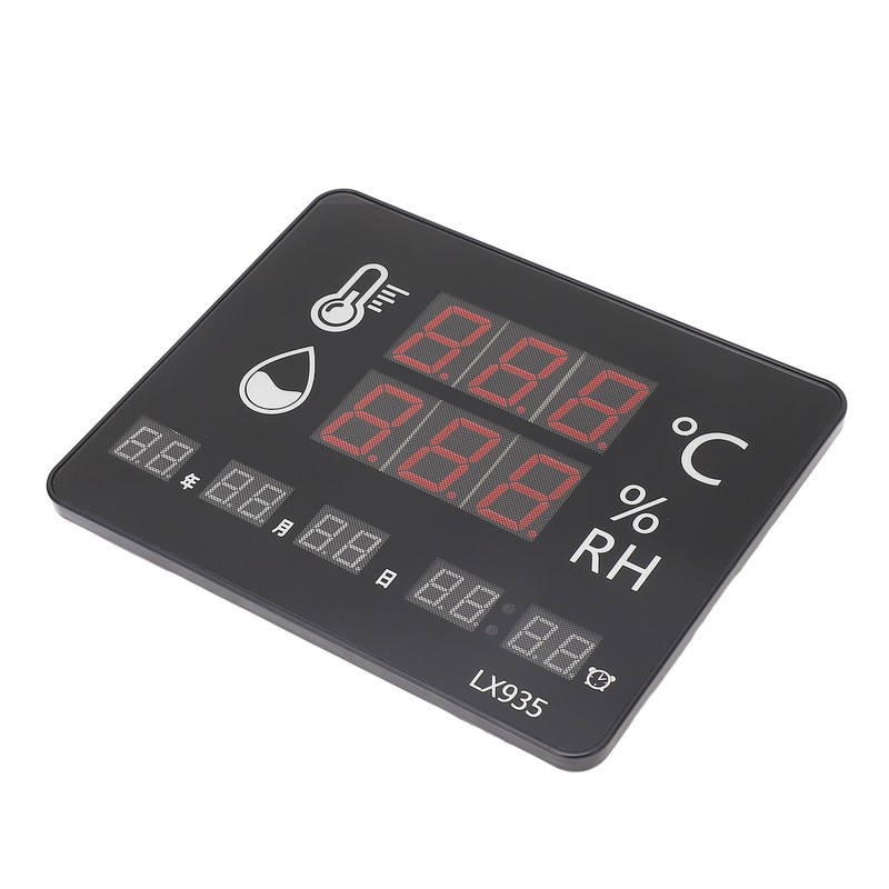 Temperature Humidity Meter High Accuracy Wall Mount Thermometer Hygrometer Alarm