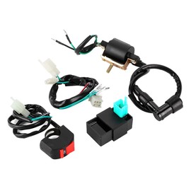 Starting Wiring Harness, Complete Wiring Harness Kit Abrasion Resistant High Toughness Anti Aging for 50cc 110cc 125cc 140cc Trail Dirt Bike PIT PRO