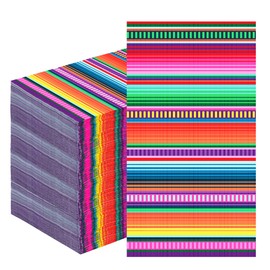 50 Pack Mexican Fiesta Guest Napkins Mexican Themed Colorful Disposable Dinner Napkins Mexico Fiesta Paper Hand Towel for Cinco De Mayo Tableware Baby Shower Birthday Party Decorations