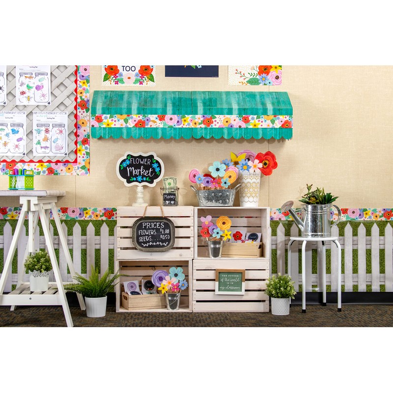 Teacher Created Resources Wildflowers Accents - Assorted Sizes