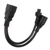 IEC320 C20 to IEC320 C5 5 15R Power Cord Male
