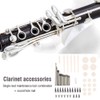 Metal Clarinet Reparing Maintenance Parts Screws Pads Tools Kit Clarinets