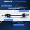 Maxfavor CV Axles Front Right FWD Replacement for Honda Odyssey