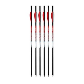Black Eagle - BE-EXB-6 Executioner Crossbow Fletched Carbon Arrows/Bolts - 20/.001 - 6 Pack