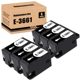 Yongairuink T3661 Ink Maintenance Box Replacement for C13T366100 3661 for EPN XP-8500 XP-8505 XP-8600 XP‑8605 XP-8700 XP-6000 XP-6001 XP-6005 XP-6100 XP-6105 XP-15000 XP-15010 XP-15080 XP-970 (6 Pack)