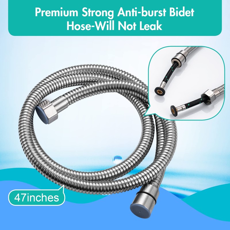 BARROCK Handheld Bidet Sprayer for Toilet, Stainless Steel Metal Made