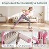 Pedal Resistance Band with Handle, 6-Tube Elastic Exercise Bands, Multifunctional