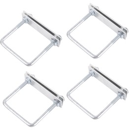 U Bolts M8 U-Bolt U Bolt U Bolt 4 Pieces Square Bolts U-Screws Clamps Stainless Steel with Nut Frame and Washer