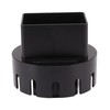 Plastic Downspout Adapter for Rain Gutter Drain System with Screws
