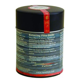 The Tao of Tea, Ayurvedic Tea, Pitta, Certified Organic, Hibiscus , 2 Ounce Tin