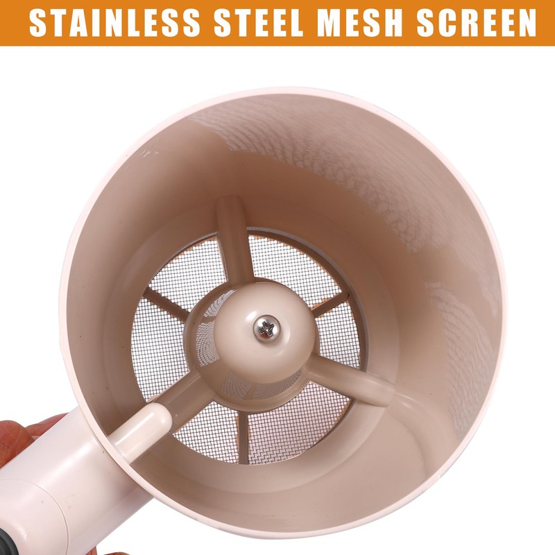 KIDENEI Electric Flour Sifter with Dough Scraper, 4 Cup Capacity