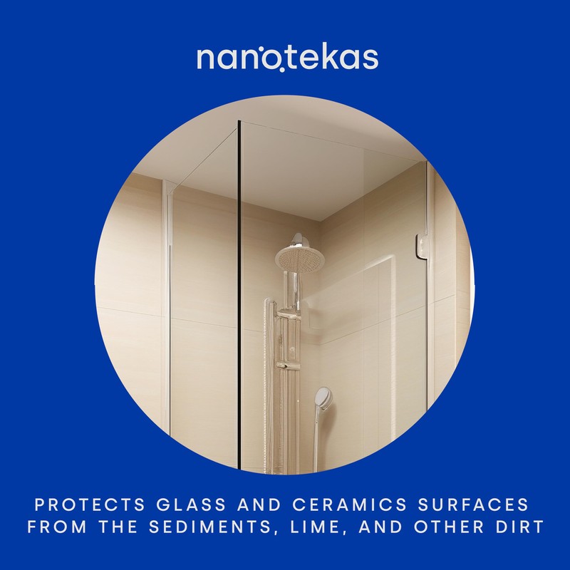 Nanotekas - Nano Glass Coating 2-in-1 Kit - Shower Glass