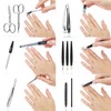 Manicure Set - 12 Piece Professional Pedicure Tools - German