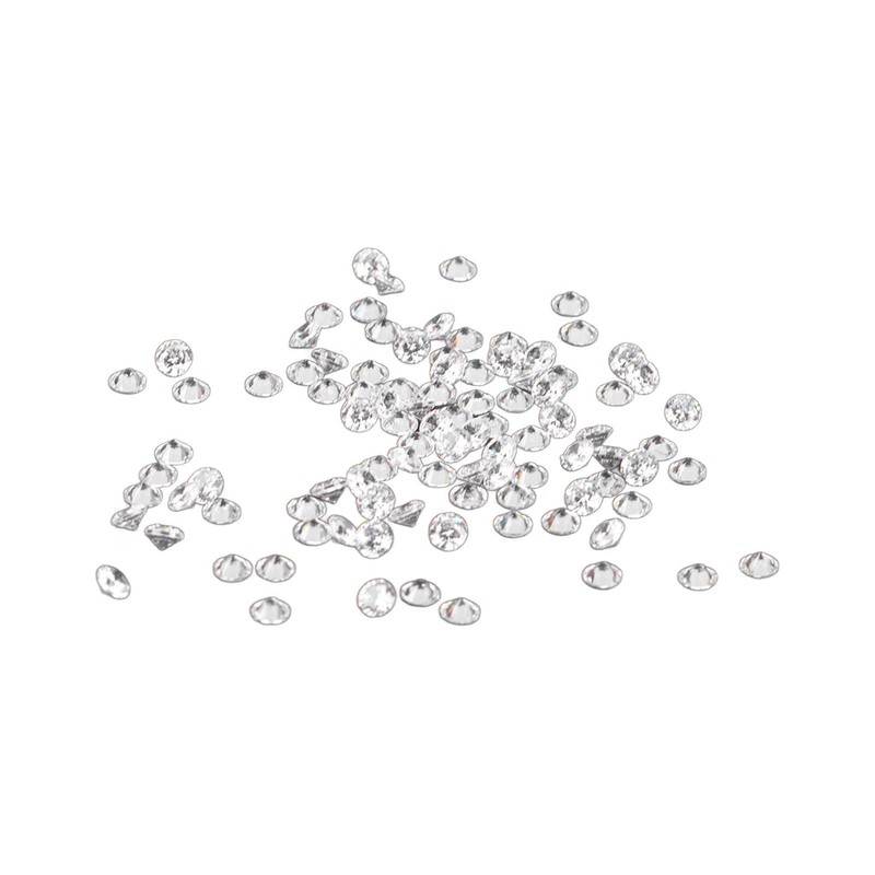 100pcs Transparent Rhinestones Mini Sharpened Bottom Exquisite Crystal Gems for