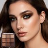 Matte & Shimmer Eyeshadow Palette - 9 Earth Tone Colors