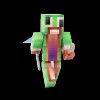 EnderToys Green Big Mouth Guy Action Figure Toy, 4 Inch