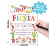 25 Taco Mexican Fiesta Cactus Party Invitations, Cinco De Mayo