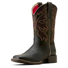 Ariat Womens P28364_w_foo Western Boot, Limousine Black/Black Blanket Emboss, 9 US