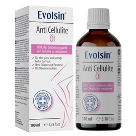 Evolsin® Anti Cellulite Oil – 99% Natural Ingredients for Stomach, Legs & Butt – Targets Cellulite & Orange Peel Skin – Lightweight Firming Body Oil Alternative to Creams & Gels – 100ml