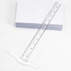 2Pcs Double Sided T Square Ruler Durable Precise T Square