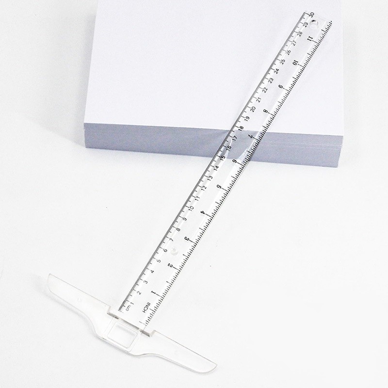 2Pcs Double Sided T Square Ruler Durable Precise T Square