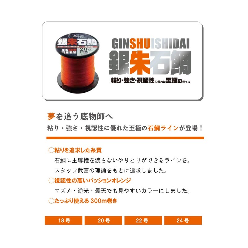 Sekishitama Silver Red Sea Bream, 102.8 ft (300 m), No.