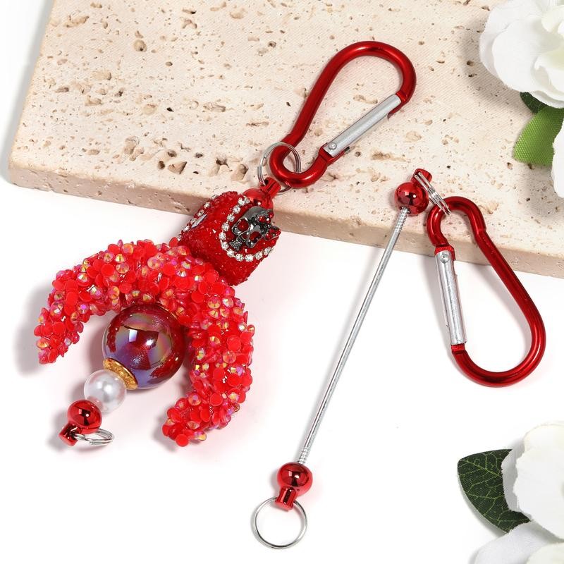 „ÄêP165„Äë5pcs Alloy Climbing Buckle Shape DIY Decoration:_Silver ZK18003.5