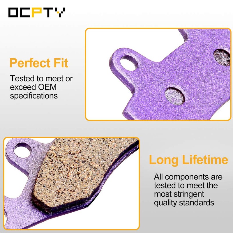 OCPTY Carbon Fiber Brake Pads Fit for 84 85 86