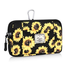 KAMO Multipurpose Canvas Horizontal Smartphone Pouch Cell Phone Holster with Belt Loop Pouch Bag Belt Pouches for Women Cellphone Holster for Women & Men