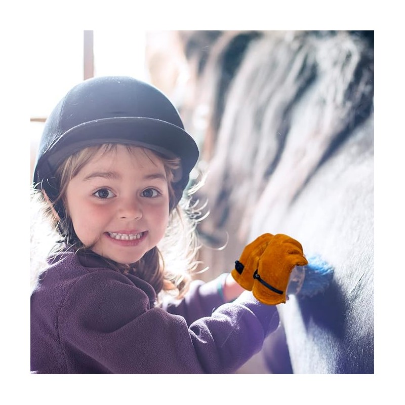Hocoi Moa Kids Leather Work Gloves for Toddlers Age 5-7