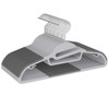 BAGAIL Plastic Hangers 50 Pack with Non-Slip Design,0.2 Inches Thick,