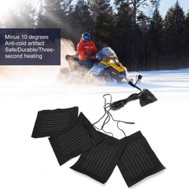 Clothes Heating Mat Vest Heat Pad Winter Electric Adjustable 3 Heat Settings Pet Heating Pad (with Switch) (4 Items)