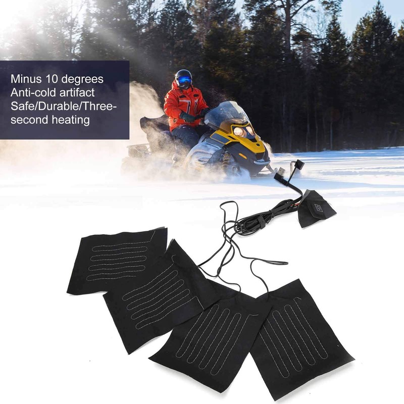 Clothes Heating Mat Vest Heat Pad Winter Electric Adjustable 3