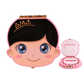 Wooden Tooth Box for Milk Teeth Milk Tooth Box Tooth Fairy Milk Tooth Box for Boys Tooth Box Tooth Box Milk Teeth Box for Milk Teeth for Storage Gifts for Christening and Birthday