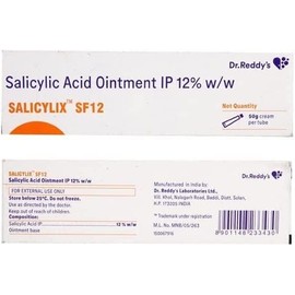 Generic SALICYLIC Acid Ointment 12% W/W (50gm) (SALICYLIX SF12) - by Exportmart
