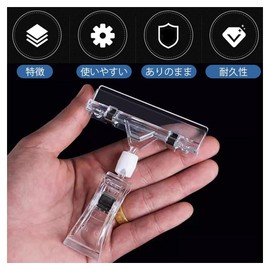 Pop Clip, Price Tag, Stand, Store Display, Set of 30, Display, Sign Holder, 360 Degree Rotation