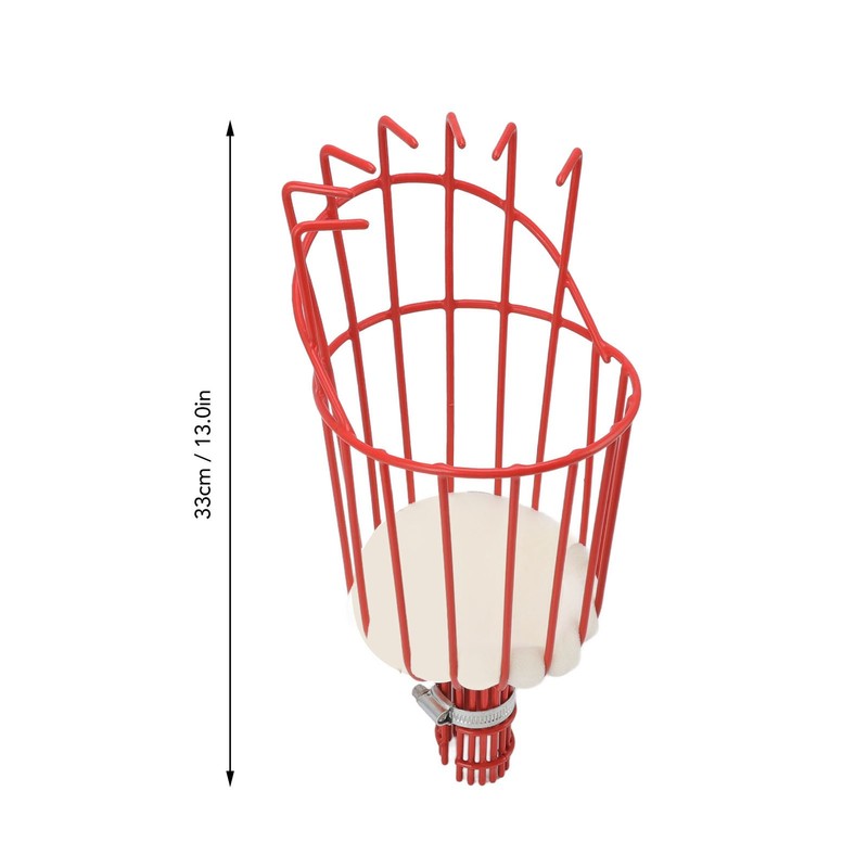 Fruit Picker Basket Iron Fruits Harvester Basket with Cushioned Foam