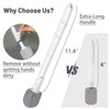 Upgrade Pumice Stone Toilet Bowl Cleaner,Bathroom Cleaner Brush Toilet Wand