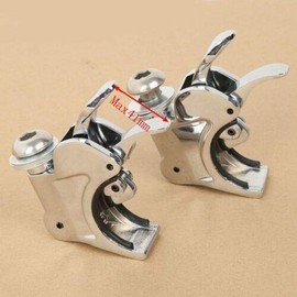 TCT-MT Windshield Windscreen 41mm Clamps Chrome Fit For Harley Wide Glide Night Train