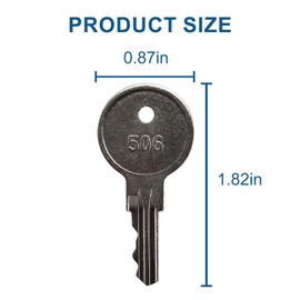 CH506,506 Replacement Keys for RV Compartment Lock Truck Tool Box - 2 Pack