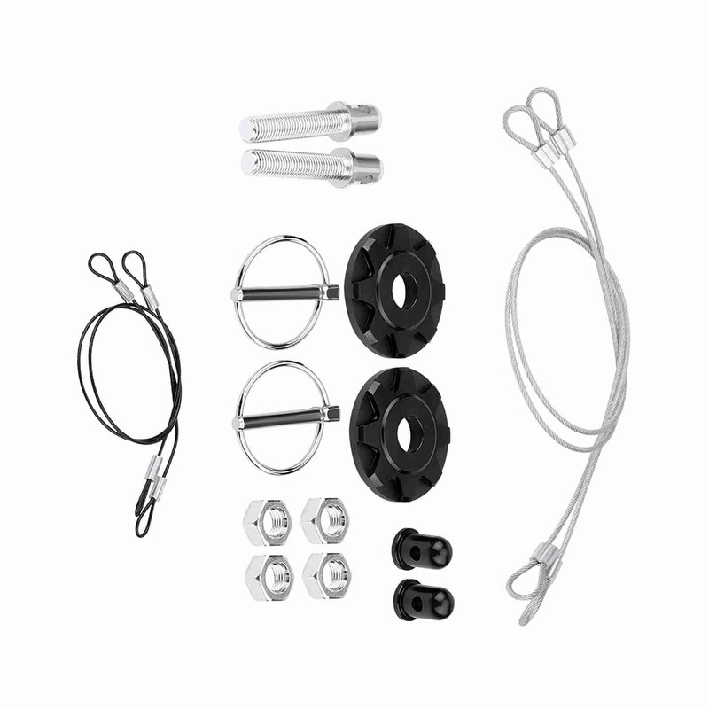 CNC Aluminum Alloy Car Racing Hood Pin Lock Appearance Kit