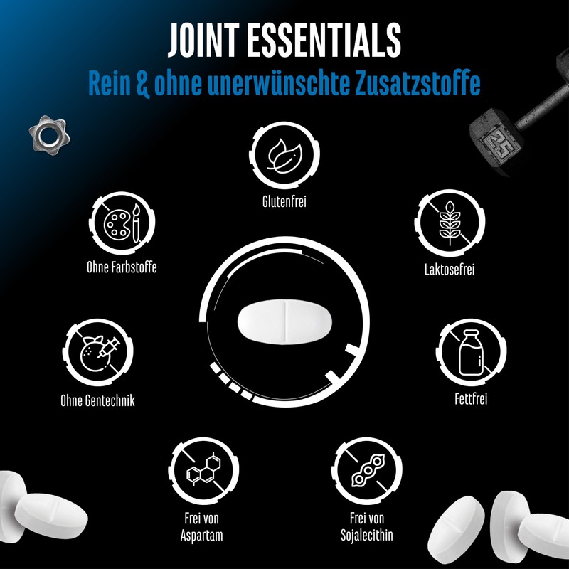 Joint Essentials – Hochdosiertes Gelenk-Supplement mit Collavant® N2 Typ-II-Kollagen –