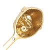 VILLFUL Golden Brass Gorilla Head Wall Hook Playful Animal Coat