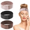 Linyongc Adjustable Velvet Wig Headband, 3-Pack Non-Slip Velvet Wig Grip