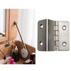 2PCS Three Fold Retro Shutter Hinge,Half-Surface Chest Hinges,Folding Butt Ball