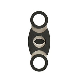 Thirsty Rhino Kerve, Guillotine Cigar Cutter, Double Cut Dual Blade, Black (Set of 1)
