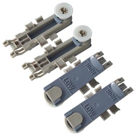 4 Pack WP8561996 Dishwasher Upper Rack Wheel Adjuster Compatible with Whirlpool Maytag Dishwashers Replace AP6285708 PS11746477 W10889280 8561996